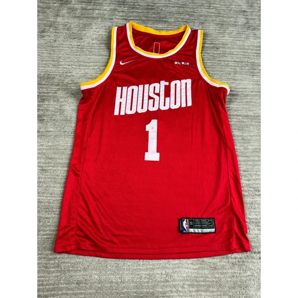 Nike Jersey Mens 50 Red Houston Rockets John Wall Swingman NBA Basketball ROKIT